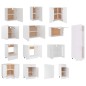 vidaXL 14-tlg. Küchenzeile Weiß Holzwerkstoff vidaXL 14-tlg. Küchenzeile Weiß Holzwerkstoff
