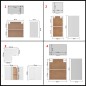 vidaXL 14-tlg. Küchenzeile Weiß Holzwerkstoff vidaXL 14-tlg. Küchenzeile Weiß Holzwerkstoff