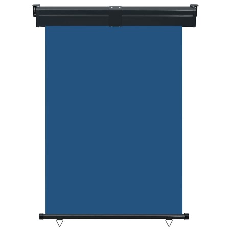 vidaXL Balkon-Seitenmarkise 125x250 cm Blau
