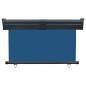 vidaXL Balkon-Seitenmarkise 125x250 cm Blau vidaXL Balkon-Seitenmarkise 125x250 cm Blau