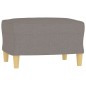 vidaXL 4-tlg. Sofagarnitur mit Kissen Taupe Stoff vidaXL 4-tlg. Sofagarnitur mit Kissen Taupe Stoff