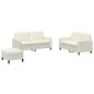 vidaXL 3-tlg. Sofagarnitur Creme Samt vidaXL 3-tlg. Sofagarnitur Creme Samt