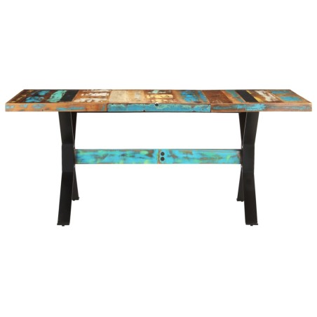 vidaXL Esstisch 180x90x76 cm Altholz Massiv