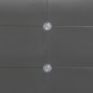 vidaXL Bettgestell Grau Kunstleder 180x200 cm vidaXL Bettgestell Grau Kunstleder 180x200 cm