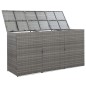 vidaXL Mülltonnenbox für 3 Tonnen Anthrazit 229x78x120 cm Poly Rattan vidaXL Mülltonnenbox für 3 Tonnen Anthrazit 229x78x120 cm Poly Rattan
