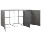 vidaXL Mülltonnenbox für 3 Tonnen Anthrazit 229x78x120 cm Poly Rattan vidaXL Mülltonnenbox für 3 Tonnen Anthrazit 229x78x120 cm Poly Rattan