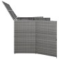 vidaXL Mülltonnenbox für 3 Tonnen Anthrazit 229x78x120 cm Poly Rattan vidaXL Mülltonnenbox für 3 Tonnen Anthrazit 229x78x120 cm Poly Rattan