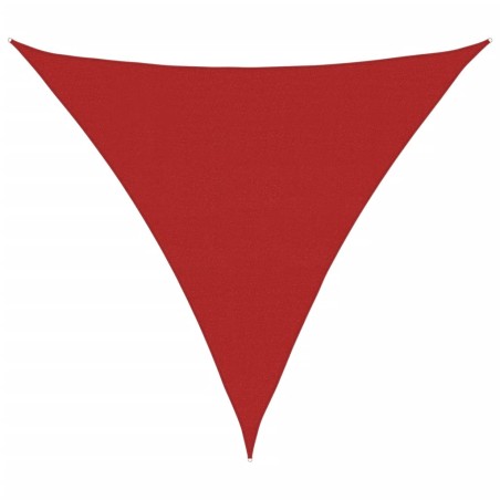vidaXL Sonnensegel 160 g/m² Rot 5x5x5 m HDPE