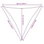 vidaXL Sonnensegel 160 g/m² Rot 5x5x5 m HDPE vidaXL Sonnensegel 160 g/m² Rot 5x5x5 m HDPE