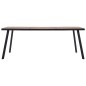 vidaXL Esstisch Helles Holz und Schwarz 200x100x75 cm MDF vidaXL Esstisch Helles Holz und Schwarz 200x100x75 cm MDF