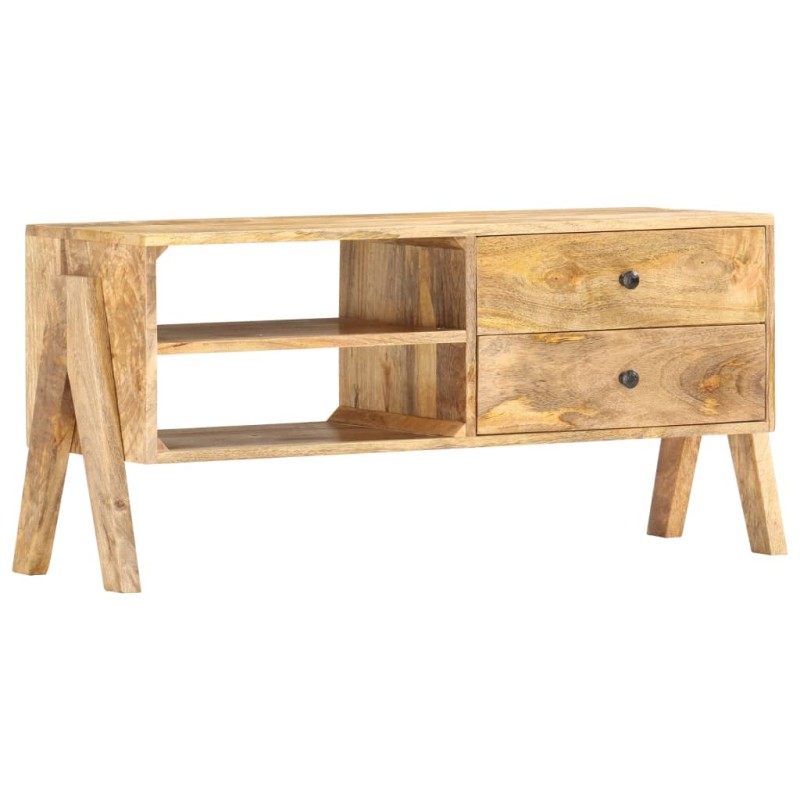 vidaXL TV-Schrank 97 x 35 x 47 cm Massivholz Mango vidaXL TV-Schrank 97 x 35 x 47 cm Massivholz Mango