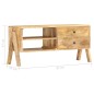 vidaXL TV-Schrank 97 x 35 x 47 cm Massivholz Mango vidaXL TV-Schrank 97 x 35 x 47 cm Massivholz Mango