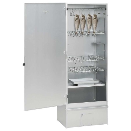 vidaXL Räucherofen mit Kaltrauchgenerator Verzinkter Stahl