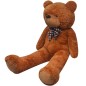 vidaXL Teddybär Kuscheltier Plüsch Braun 242 cm vidaXL Teddybär Kuscheltier Plüsch Braun 242 cm