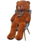 vidaXL Teddybär Kuscheltier Plüsch Braun 242 cm vidaXL Teddybär Kuscheltier Plüsch Braun 242 cm