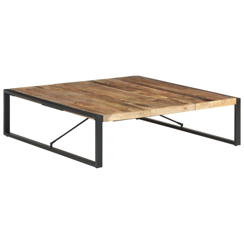 vidaXL Couchtisch 140x140x40 cm Raues Mangoholz vidaXL Couchtisch 140x140x40 cm Raues Mangoholz