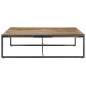 vidaXL Couchtisch 140x140x40 cm Raues Mangoholz vidaXL Couchtisch 140x140x40 cm Raues Mangoholz