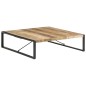 vidaXL Couchtisch 140x140x40 cm Raues Mangoholz vidaXL Couchtisch 140x140x40 cm Raues Mangoholz