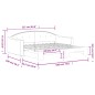 vidaXL Tagesbett Ausziehbar Dunkelgrau 90x190 cm Stoff vidaXL Tagesbett Ausziehbar Dunkelgrau 90x190 cm Stoff