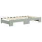 vidaXL Tagesbett Ausziehbar mit Schubladen Hellgrau 90x190 cm Samt vidaXL Tagesbett Ausziehbar mit Schubladen Hellgrau 90x190 cm Samt