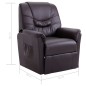vidaXL Relaxsessel Braun Kunstleder vidaXL Relaxsessel Braun Kunstleder