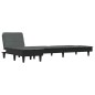 vidaXL Schlafsofa in L-Form Dunkelgrau 255x140x70 cm Stoff vidaXL Schlafsofa in L-Form Dunkelgrau 255x140x70 cm Stoff