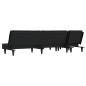 vidaXL Schlafsofa in L-Form Dunkelgrau 255x140x70 cm Stoff vidaXL Schlafsofa in L-Form Dunkelgrau 255x140x70 cm Stoff