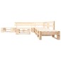 vidaXL 6-tlg. Paletten-Lounge-Set mit Kissen in Grau Holz vidaXL 6-tlg. Paletten-Lounge-Set mit Kissen in Grau Holz