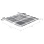 vidaXL Klappbare Gartenstühle 4 Stk. mit Kissen Massivholz Akazie vidaXL Klappbare Gartenstühle 4 Stk. mit Kissen Massivholz Akazie