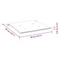 vidaXL Gartenstühle 2 Stk. mit Hellgrünen Kissen Massivholz Teak vidaXL Gartenstühle 2 Stk. mit Hellgrünen Kissen Massivholz Teak