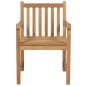 vidaXL Gartenstühle 2 Stk. Rote Karomuster-Kissen Massivholz Teak vidaXL Gartenstühle 2 Stk. Rote Karomuster-Kissen Massivholz Teak