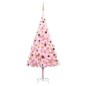 Künstlicher Weihnachtsbaum mit LEDs & Kugeln Rosa 240 cm PVC Künstlicher Weihnachtsbaum mit LEDs & Kugeln Rosa 240 cm PVC