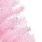 Künstlicher Weihnachtsbaum mit LEDs & Kugeln Rosa 240 cm PVC Künstlicher Weihnachtsbaum mit LEDs & Kugeln Rosa 240 cm PVC