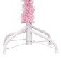 Künstlicher Weihnachtsbaum mit LEDs & Kugeln Rosa 240 cm PVC Künstlicher Weihnachtsbaum mit LEDs & Kugeln Rosa 240 cm PVC