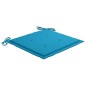 vidaXL Gartenstühle mit Blauen Kissen 8 Stk. Massivholz Teak vidaXL Gartenstühle mit Blauen Kissen 8 Stk. Massivholz Teak