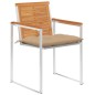 vidaXL Gartenstühle 8 Stk. mit Kissen Massivholz Akazie vidaXL Gartenstühle 8 Stk. mit Kissen Massivholz Akazie