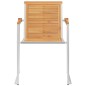 vidaXL Gartenstühle 4 Stk. mit Kissen Massivholz Teak vidaXL Gartenstühle 4 Stk. mit Kissen Massivholz Teak