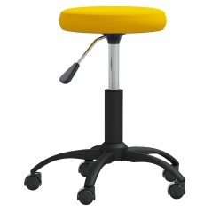vidaXL Esszimmerstuhl Senfgelb Samt