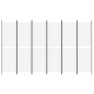 vidaXL 6-tlg. Paravent Weiß 300x180 cm Stoff vidaXL 6-tlg. Paravent Weiß 300x180 cm Stoff