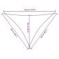 vidaXL Sonnensegel Oxford-Gewebe Dreieckig 2,5x2,5x3,5 m Rot vidaXL Sonnensegel Oxford-Gewebe Dreieckig 2,5x2,5x3,5 m Rot