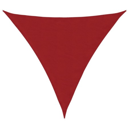 vidaXL Sonnensegel Oxford-Gewebe Dreieckig 3,6x3,6x3,6 m Rot