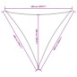 vidaXL Sonnensegel Oxford-Gewebe Dreieckig 6x6x6 m Orange vidaXL Sonnensegel Oxford-Gewebe Dreieckig 6x6x6 m Orange