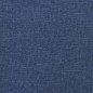 vidaXL Relaxsessel mit Hocker Blau Stoff vidaXL Relaxsessel mit Hocker Blau Stoff