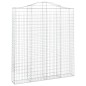 vidaXL Gabionen mit Hochbogen 7 Stk. 200x30x220/240cm Verzinktes Eisen vidaXL Gabionen mit Hochbogen 7 Stk. 200x30x220/240cm Verzinktes Eisen