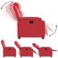vidaXL Relaxsessel Elektrisch Rot Kunstleder vidaXL Relaxsessel Elektrisch Rot Kunstleder