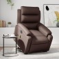 vidaXL Massagesessel mit Aufstehhilfe Elektrisch Braun Kunstleder vidaXL Massagesessel mit Aufstehhilfe Elektrisch Braun Kunstleder