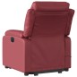 vidaXL Massagesessel mit Aufstehhilfe Elektrisch Weinrot Kunstleder vidaXL Massagesessel mit Aufstehhilfe Elektrisch Weinrot Kunstleder