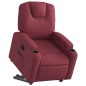 vidaXL Relaxsessel mit Aufstehhilfe Weinrot Stoff vidaXL Relaxsessel mit Aufstehhilfe Weinrot Stoff