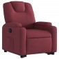 vidaXL Relaxsessel mit Aufstehhilfe Weinrot Stoff vidaXL Relaxsessel mit Aufstehhilfe Weinrot Stoff