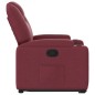 vidaXL Relaxsessel mit Aufstehhilfe Weinrot Stoff vidaXL Relaxsessel mit Aufstehhilfe Weinrot Stoff